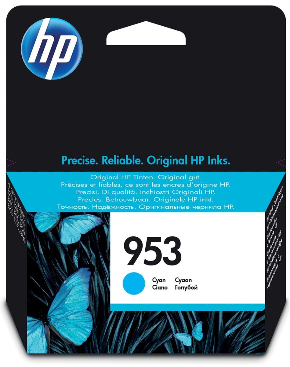 HP inktcartridge 953, 630 pagina's, OEM F6U12AE, cyaan