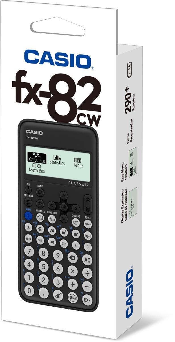 Casio wetenschappelijke rekenmachine FX82CW, Belgische versie