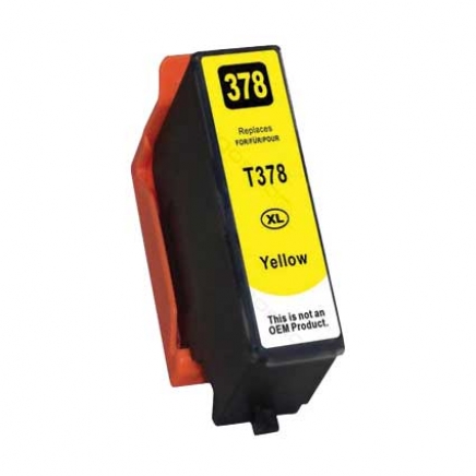 Compatible Epson T3784 - 378 cartridge geel