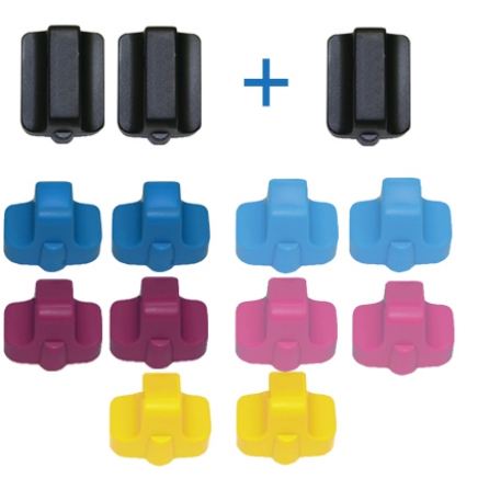 Compatible voor HP 363 DUO PACK 12 cartridges + 1 zwart extra