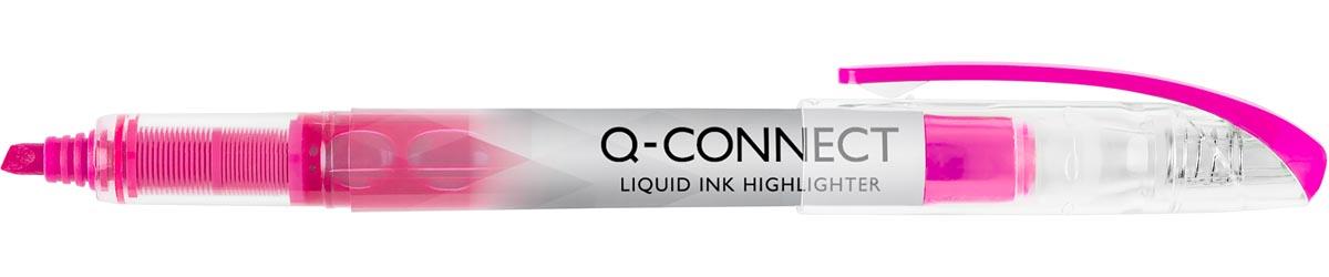 Q-CONNECT Liquid markeerstift, roze