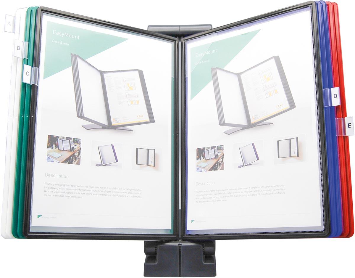 Q-CONNECT bureaustandaard Quickfind met 10 tassen