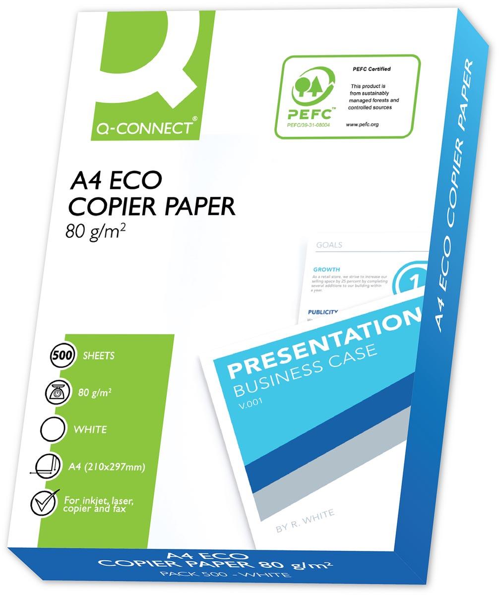 Q-CONNECT All-Round kopieerpapier, ft A4, 80 g, pak van 500 vel, wit