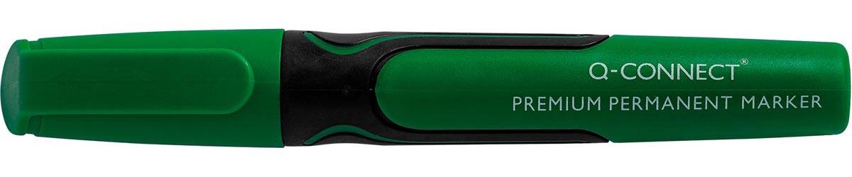 Q-CONNECT Premium permanent marker, 3 mm, ronde punt, groen