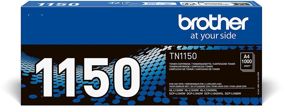 Brother toner, 1.000 pagina's, OEM TN-1150, zwart