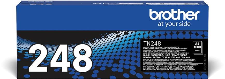 Brother toner, 1.000 pagina's, OEM TN-248BK, zwart