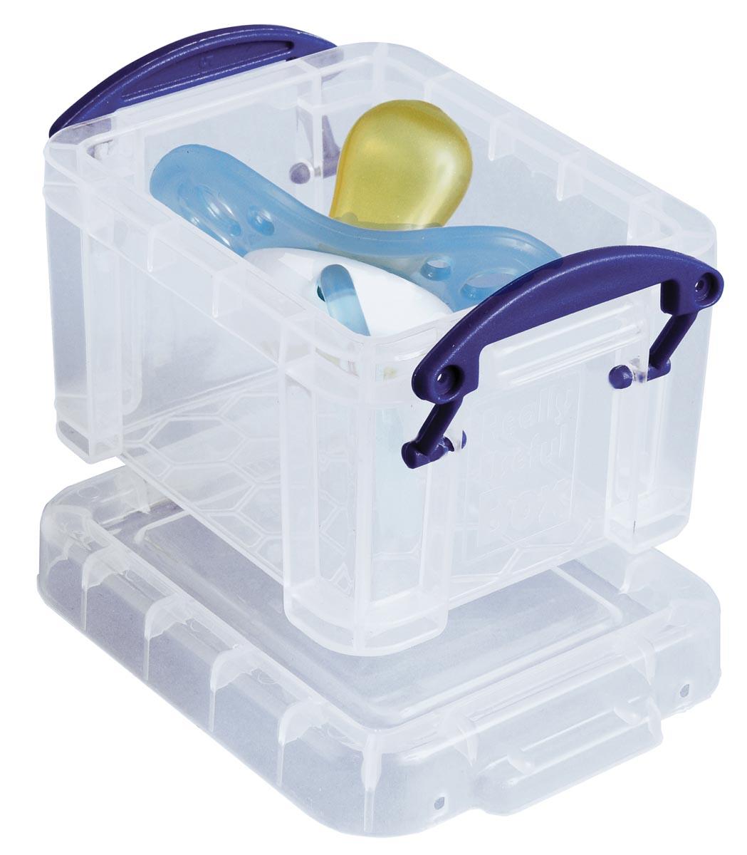 Really Useful Box 0,14 liter, transparant