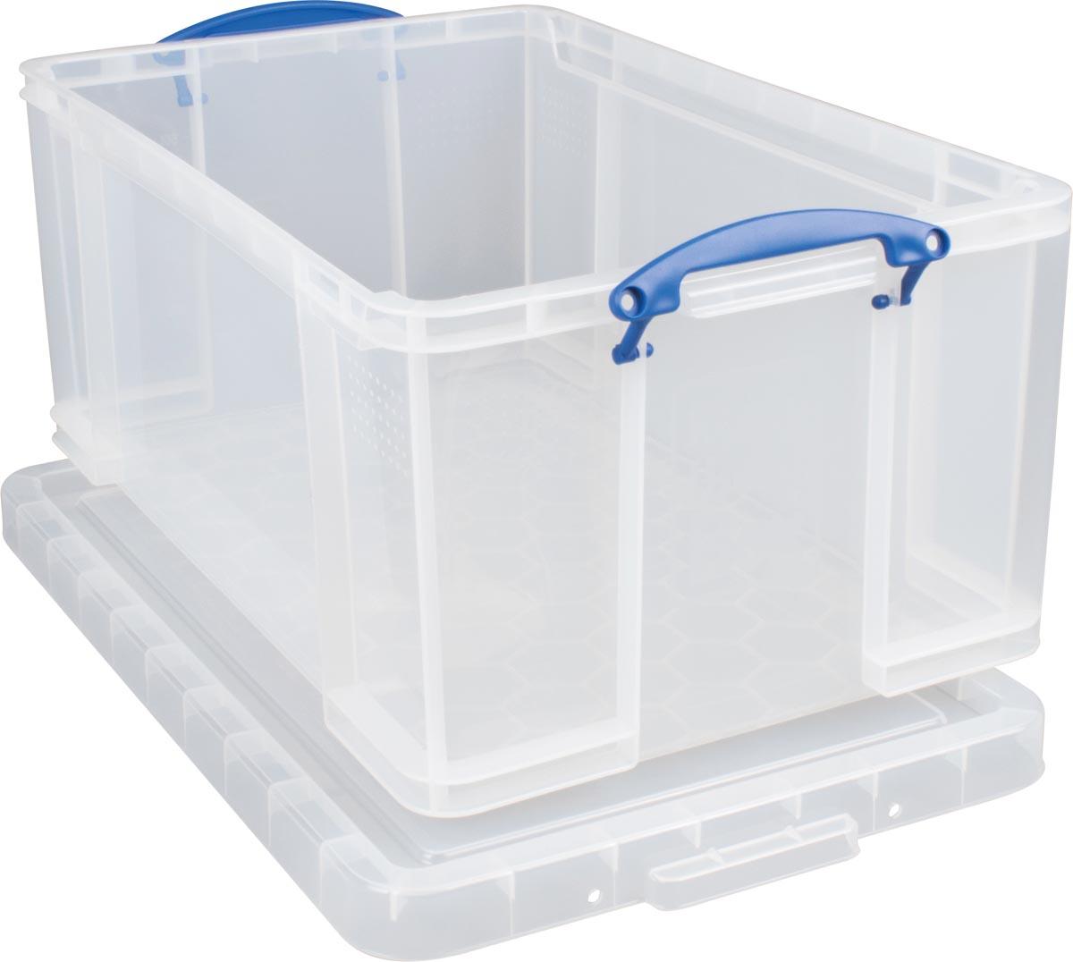 Really Useful Box opbergdoos 64 liter, transparant