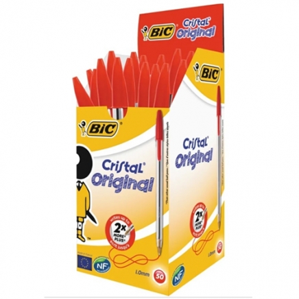 Bic balpen Cristal Medium rood