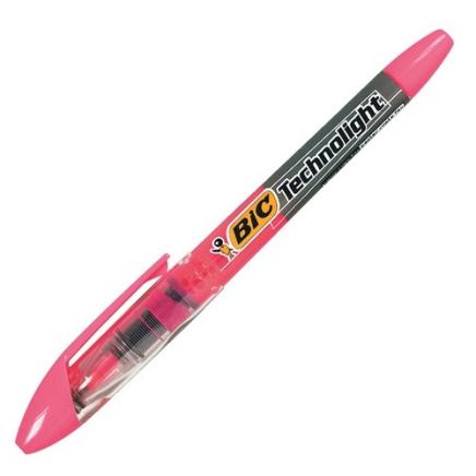 BIC technolight marker roze