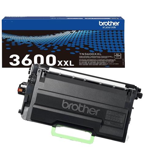 Brother toner, 11.000 pagina's, OEM TN-3600XXL, zwart