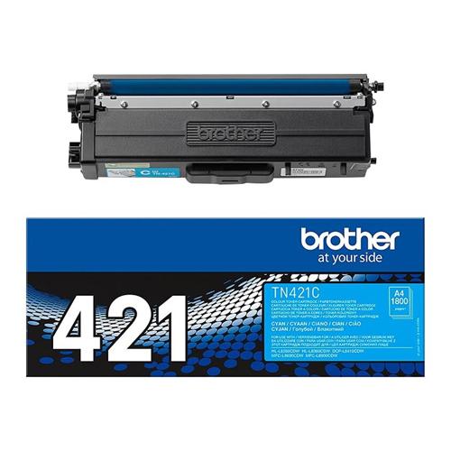 Brother toner, 1.800 pagina's, OEM TN-421C, cyaan