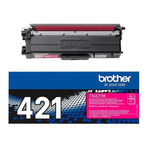 Brother toner, 1.800 pagina's, OEM TN-421M, magenta