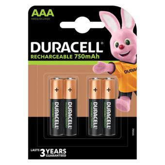 Duracell oplaadbare batterijen Plus AAA