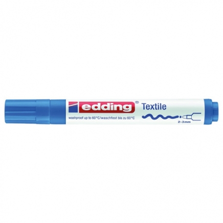 Edding textielmarker 4500, lichtblauw