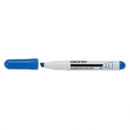 Giotto Robercolor whiteboardmarker maxi, schuine punt, blauw