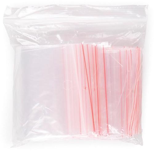 OFFICE products gripsealzakje, transparant, pak van 100 stuks, 100 x 150 mm