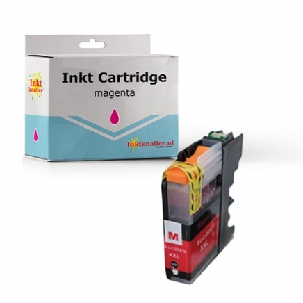 Compatible voor Brother LC22E Magenta inktcartridge met chip - inktknaller