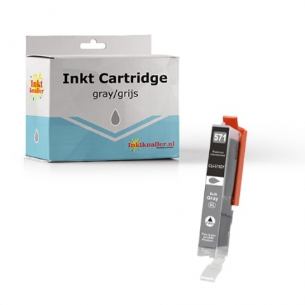 Huismerk - Canon CLI571GY XL 12 ml. grijs inktcartridge