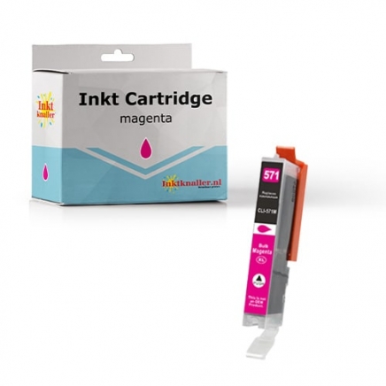 Huismerk - Canon CLI571M XL 12 ml. magenta inktcartridge