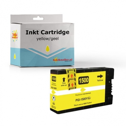 Huismerk Canon PGI-1500 XL geel inktcartridge