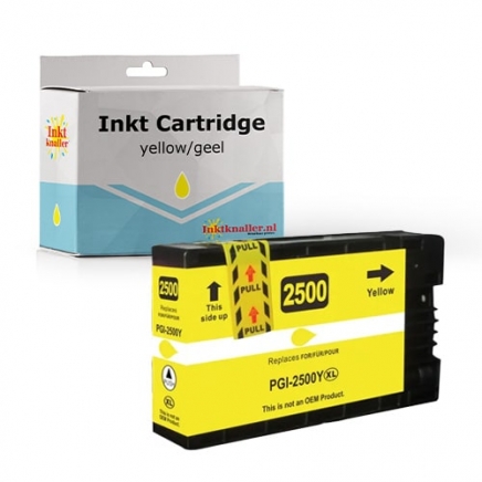 Huismerk Canon PGI 2500 XL geel inktcartridge