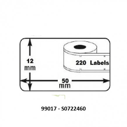 Compatible 99017 - S0722460 Etiketten Dymo Labels (50mm x 12mm - 220st)