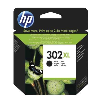 HP inktcartridge 302XL, 480 pagina's, OEM F6U68AE, zwart
