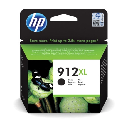 HP inktcartridge 912XL, 825 pagina's, OEM 3YL84AE , zwart