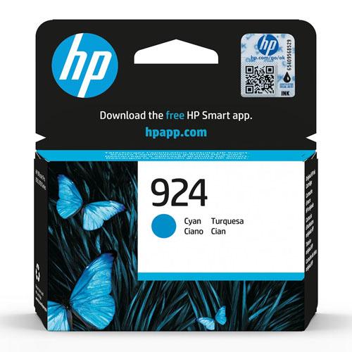 HP inktcartridge 924, 400 pagina's, OEM 4K0U3NE, cyaan