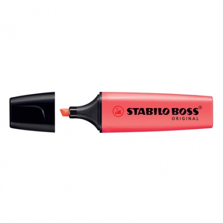 Stabilo markeerstift Boss 5mm rood