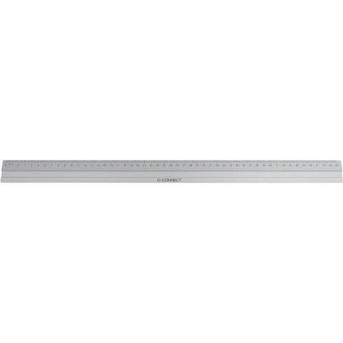 Q-CONNECT meetlat, aluminium, 50 cm, in ophangetui