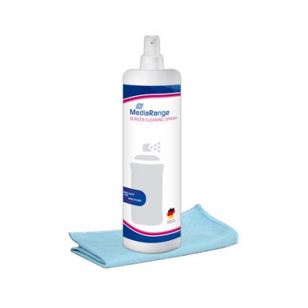 Mediarange Screen Cleaning Spray met een microvezeldoek, 250ml mr721