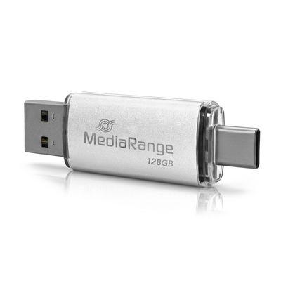 MediaRange USB stick USB-A en USB-C, 128GB