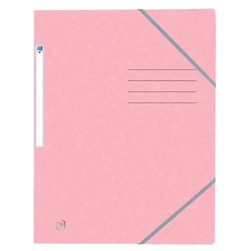 Oxford Top File+ elastomap, voor ft A4, pastelroze