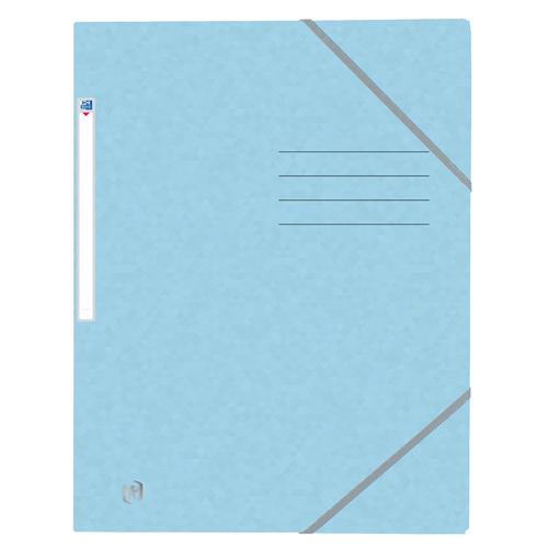 Oxford Top File+ elastomap, voor ft A4, pastelblauw