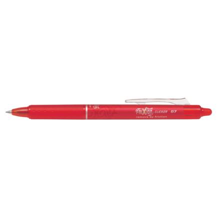 Pilot intrekbare roller FriXion Ball Clicker, medium punt, rood