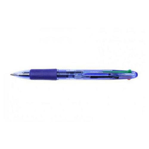Q-CONNECT 4 kleuren balpen, 0,7 mm, medium punt
