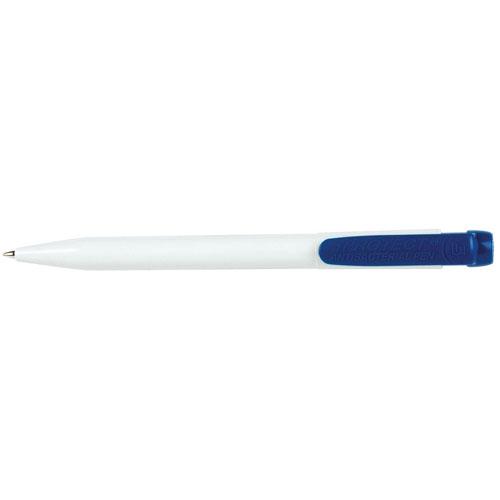 Q-CONNECT balpen Iprotect, antibacteriëel, 0,7 mm, medium punt, blauw