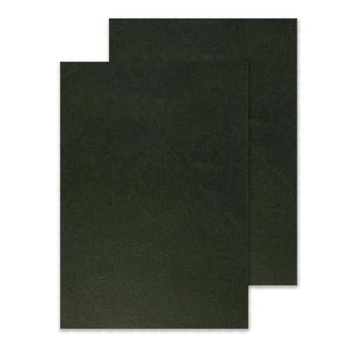 Q-CONNECT dekblad A4 leder 250 grams 100 stuks zwart