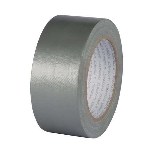 Q-CONNECT ducttape, ft 48 mm X 25 m, zilver