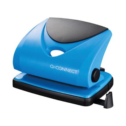 Q-CONNECT perforator Medium Duty, 20 blad, blauw