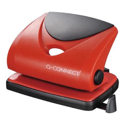 Q-CONNECT perforator Medium Duty, 20 blad, rood