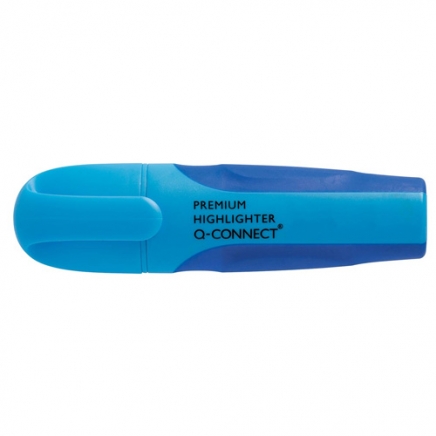 Q-Connect Premium markeerstift, blauw