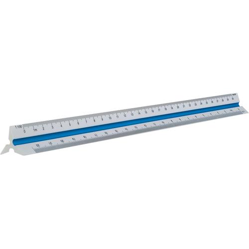 Maped driekantige schaallat groen: schaalverdeling 1:20, 1:25, 1:33,33, 1:50, 1:75, 1:100