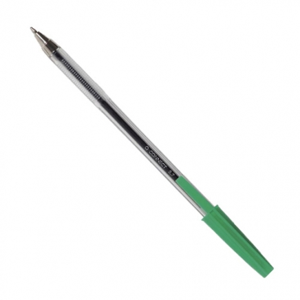 Q-Connect balpen met dop, medium punt, groen