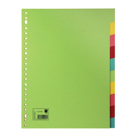Pergamy tabbladen neutraal 23-gaats, 10 tabs, ft A4