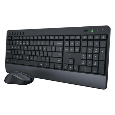 Trust Trezo draadloze deskset, uit gerecycleerd kunststof, qwerty