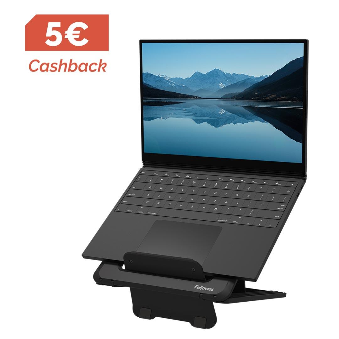 Fellowes Breyta laptopstandaard, zwart