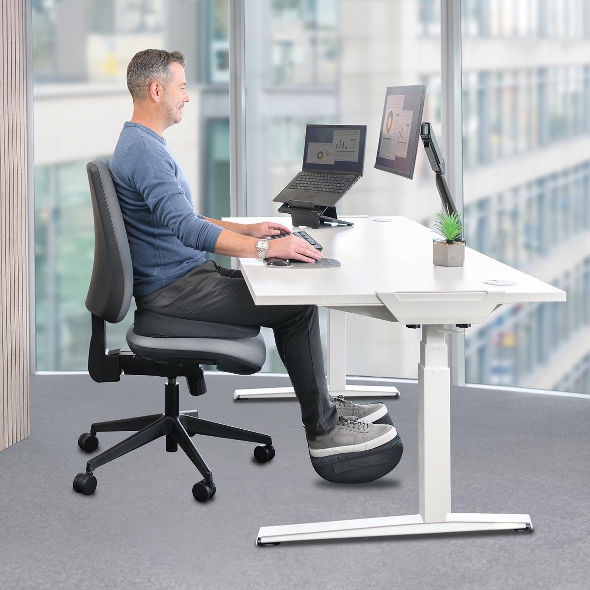 Fellowes Breyta wig zitkussen, zwart
